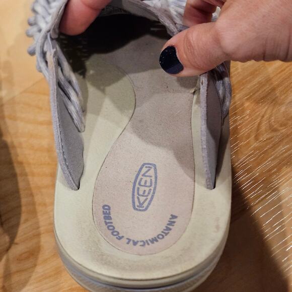 Keen Uneek II Slide Sandals Womens 7.5 Gray Sport Comfort Outdoor Casual Shoes - Picture 9 of 13